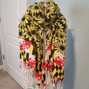 Maryland flag scarf